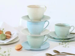 Valencia - Kaffeeservice 18-tlg - Weiss