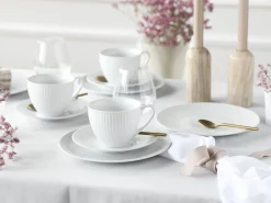 Valencia - Kaffeeservice 18-tlg - Weiss