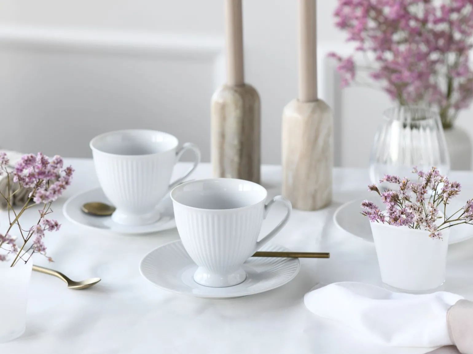 Valencia - Kaffeeservice 12-tlg - Weiss