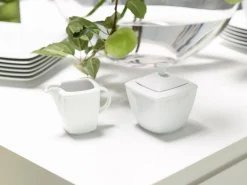 Victoria - Milch und Zucker Set 2-tlg - Weiss