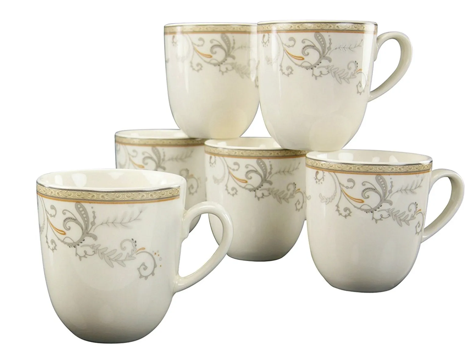 Villa Medici - Kaffeebecher 6-tlg - Creme