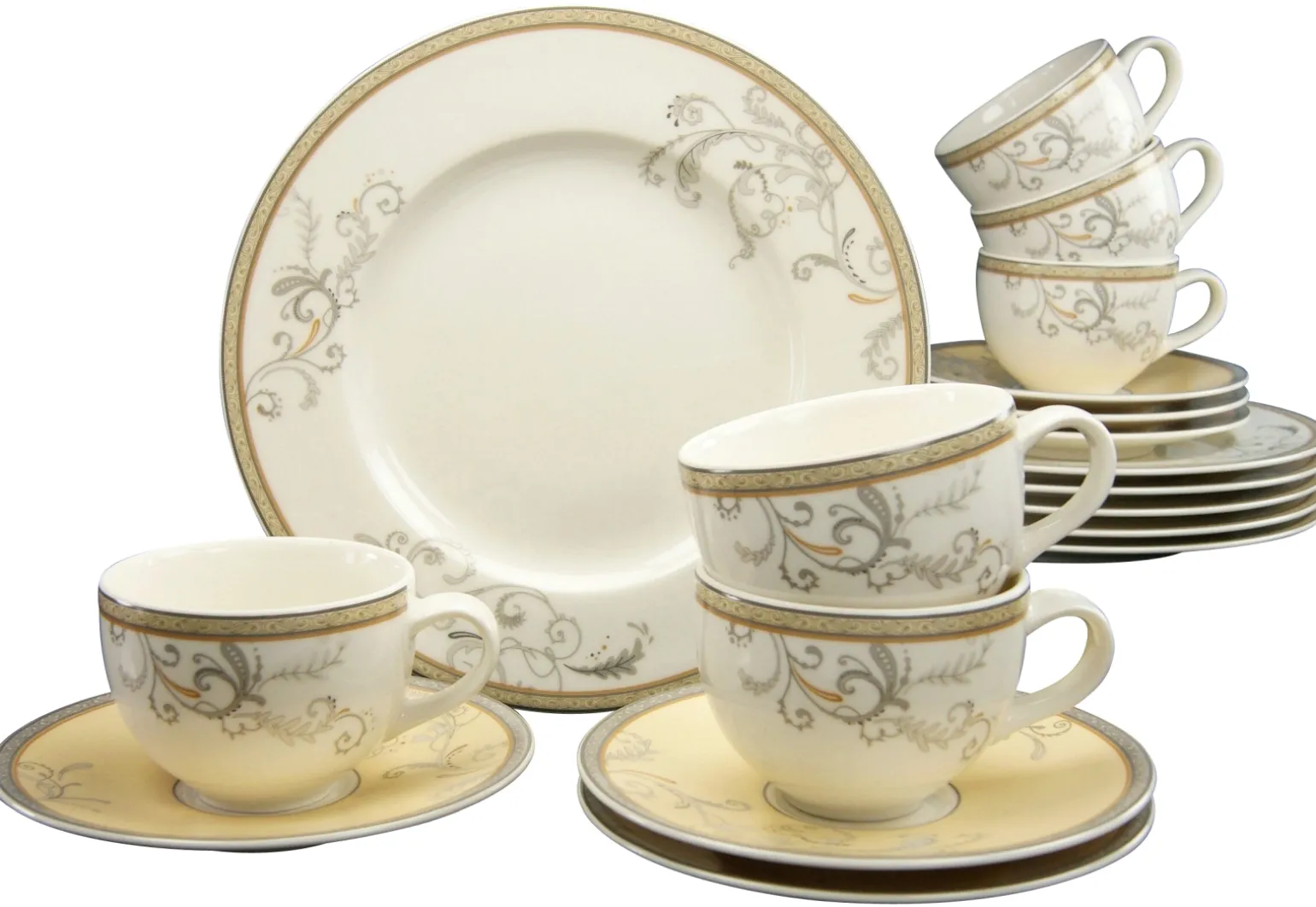 Villa Medici - Kaffeeservice 18-tlg - Creme