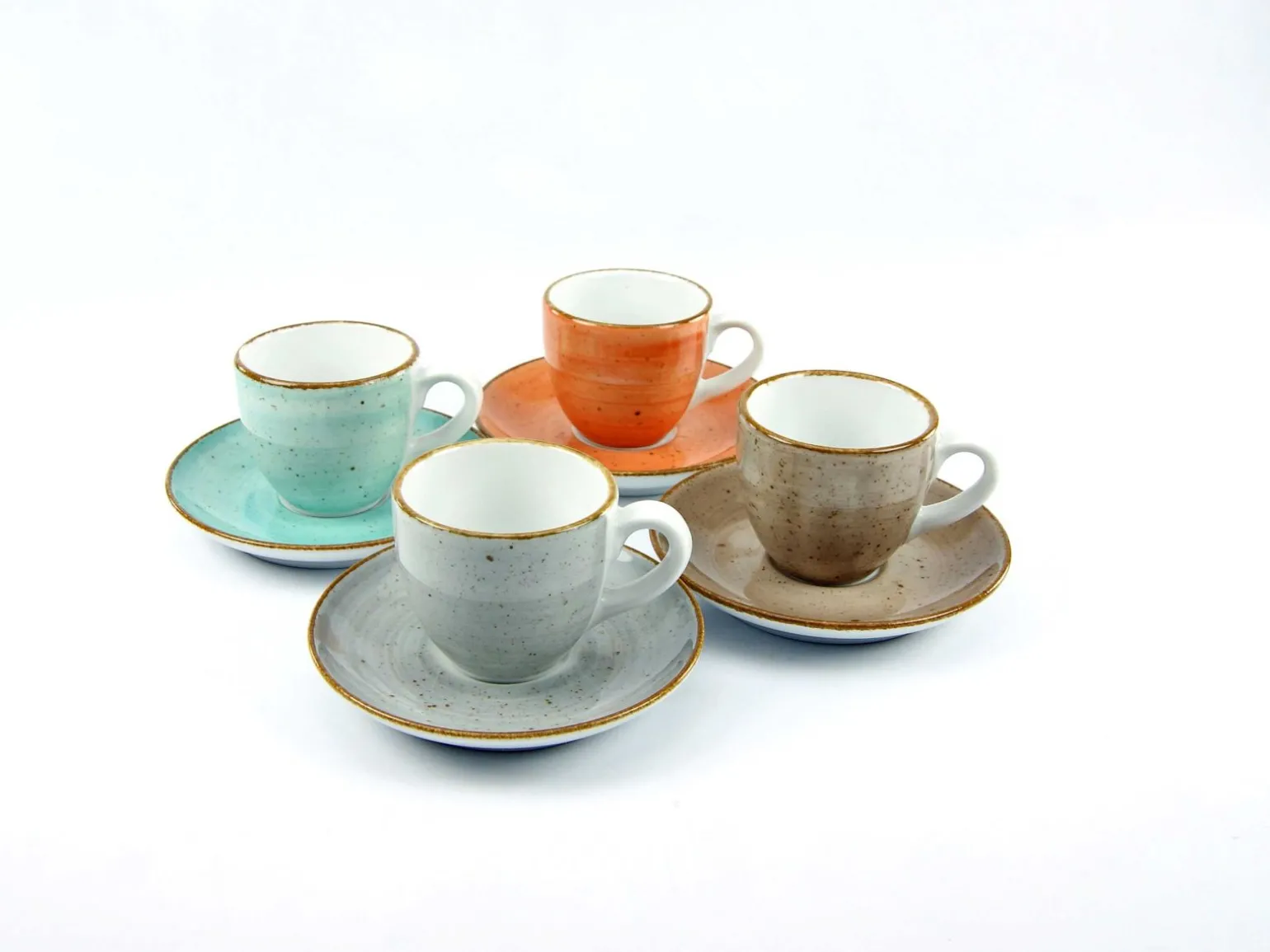 Vintage Nature - Espresso Set 8-tlg - bunt