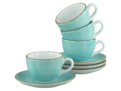 Vintage Nature - Kaffeetassen Set 8-tlg - bunt