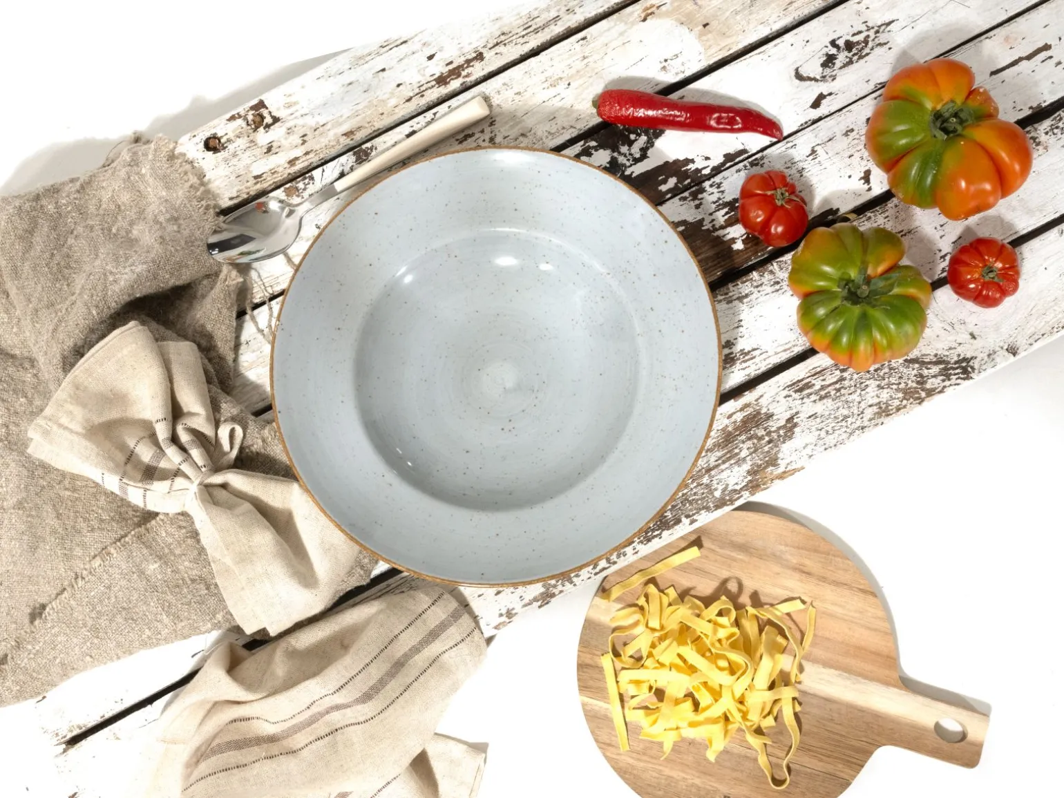 Vintage Nature - Pastateller 4-tlg - Weiss