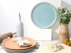 Vintage Nature - Pizzateller 4-tlg - Weiss