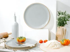 Vintage Nature - Pizzateller 4-tlg - Weiss