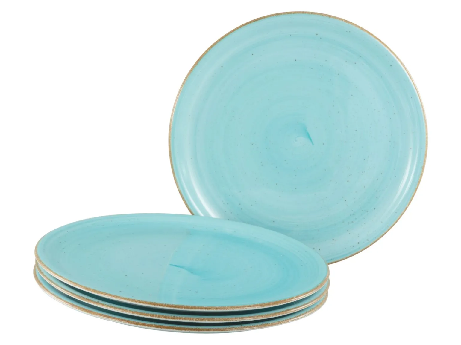 Vintage Nature - Pizzateller 4-tlg - Weiss