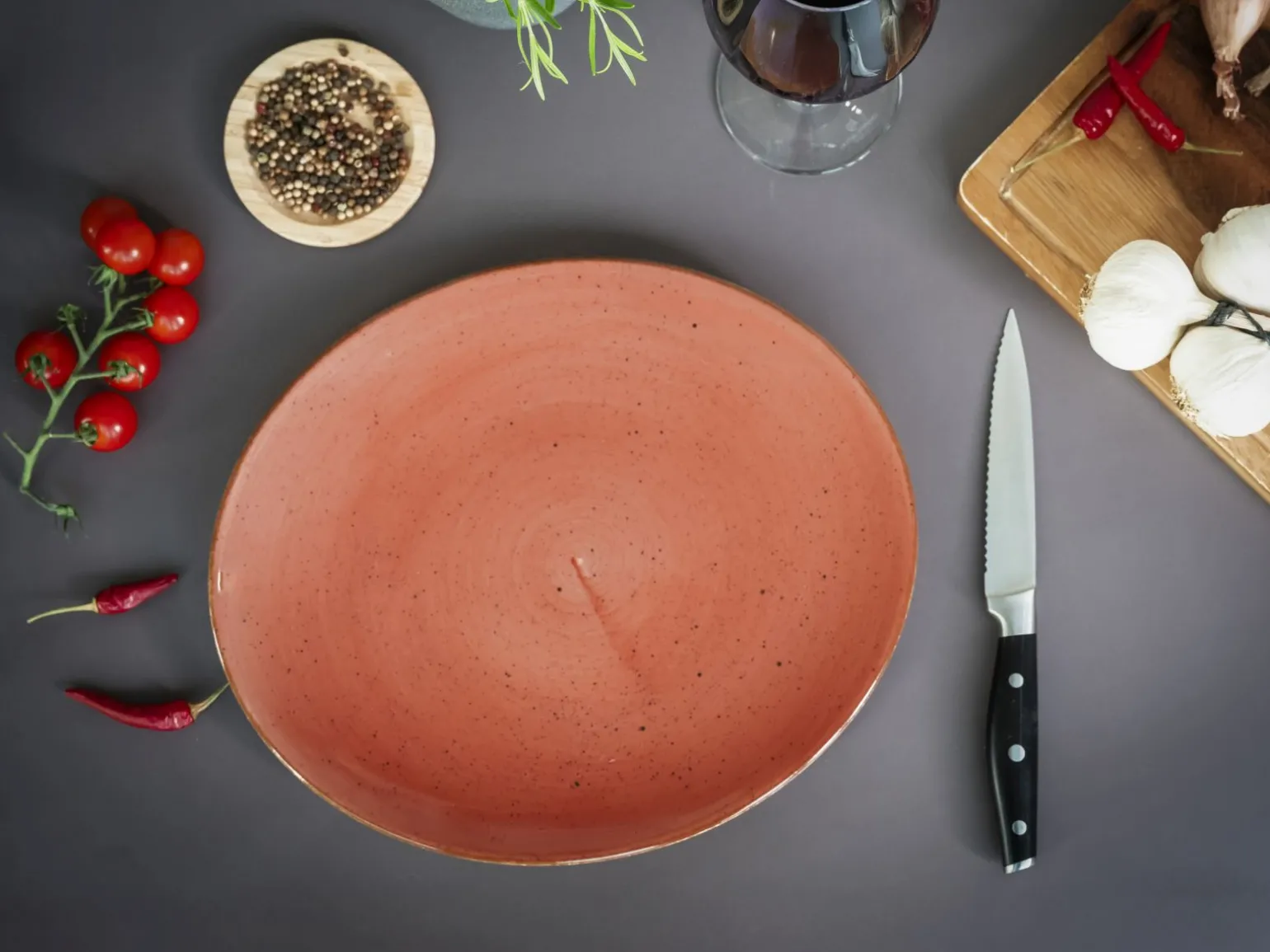 Vintage Nature - Tellerset 4-tlg, Vintage Nature - Steak Set 8-tlg - bunt