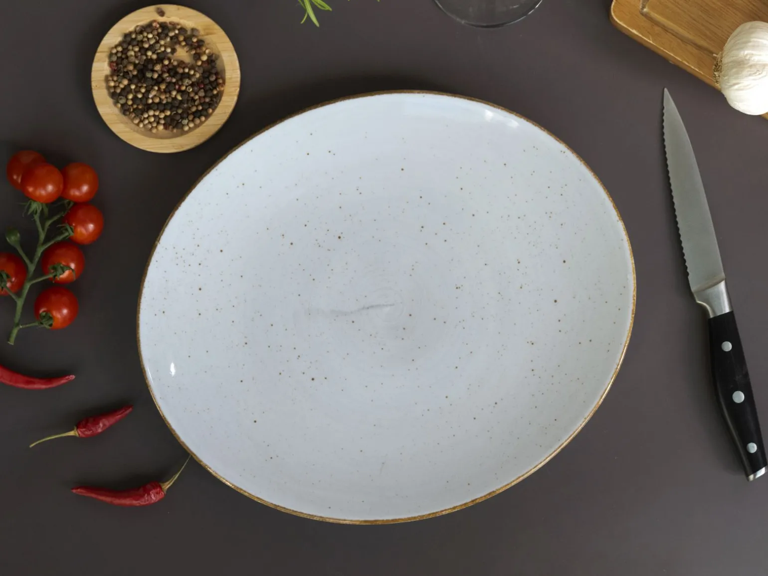 Vintage Nature - Tellerset 4-tlg, Vintage Nature - Steak Set 8-tlg - bunt