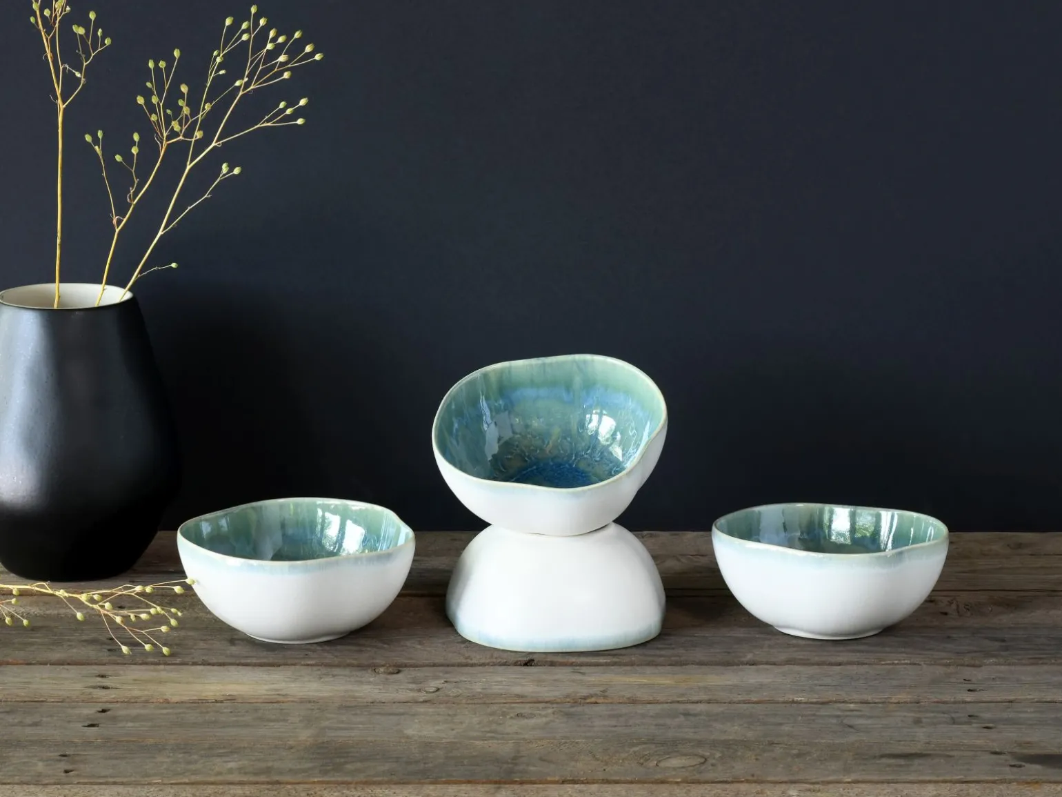 Yuki - Bowl 4-tlg - Grün-blau