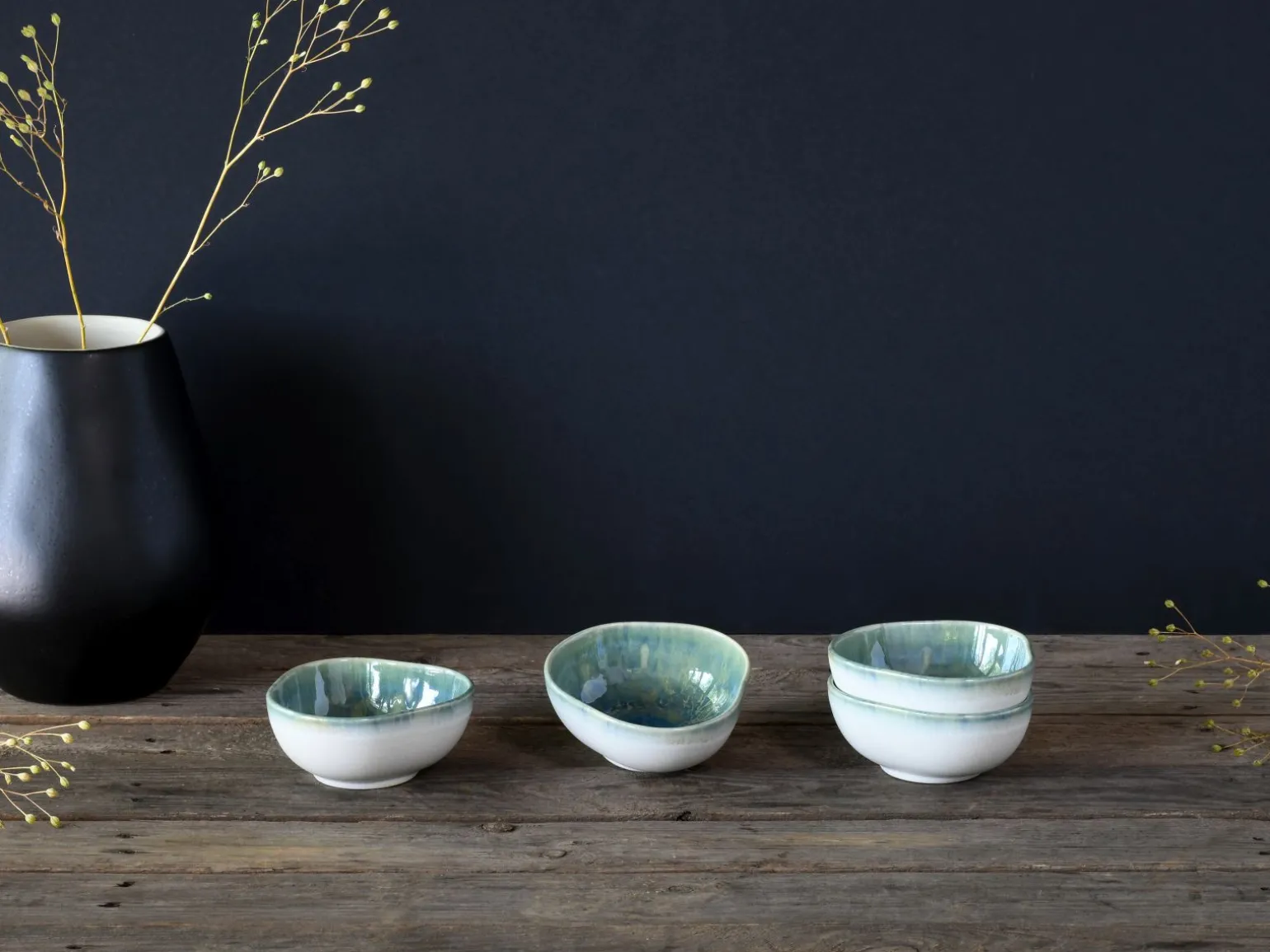 Yuki - Dipping Bowl 4-tlg - Grün-blau