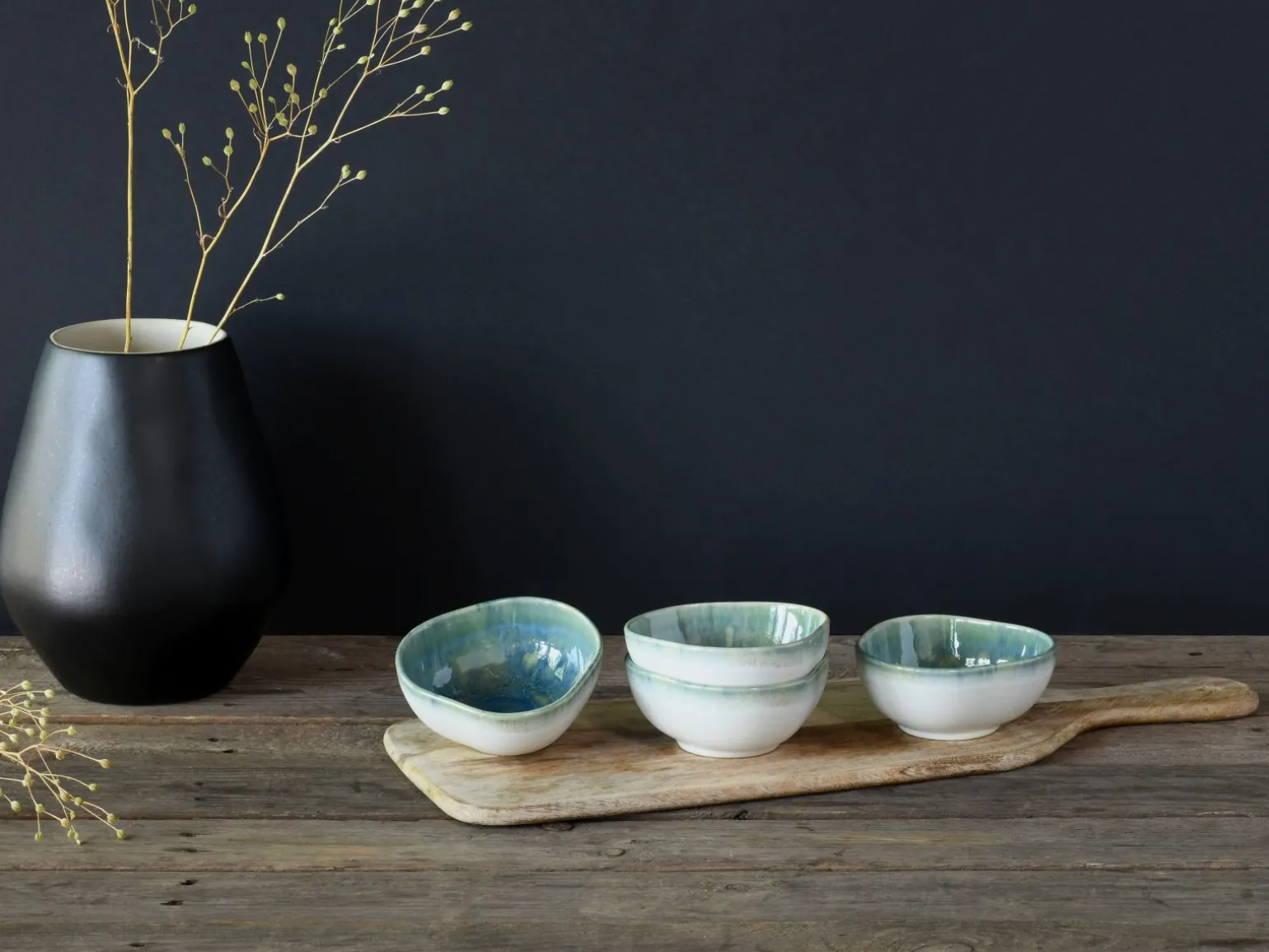 Yuki - Dipping Bowl 4-tlg - Grün-blau