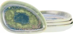 Yuki - Schale 4-tlg - Grün-blau